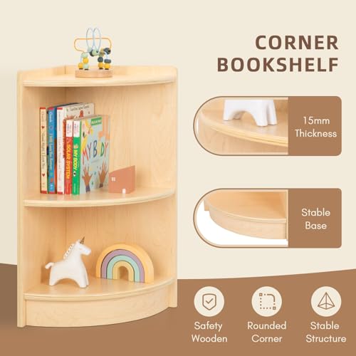 Wood Corner Cabinet (2 Count)