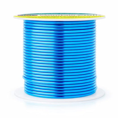 14 Gauge Bondi Blue Anodized Aluminum Craft Wire