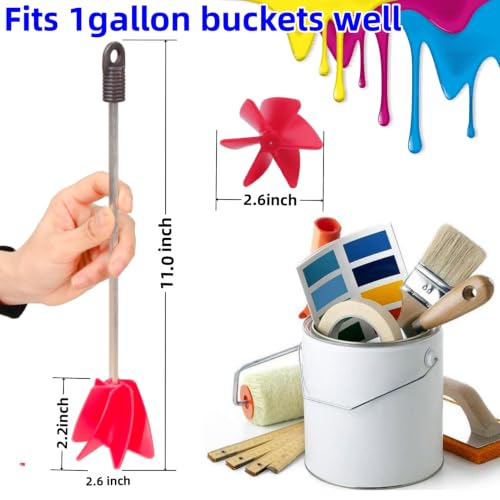 3 Sizes 6 Pack Paint Mixer (4 Count)