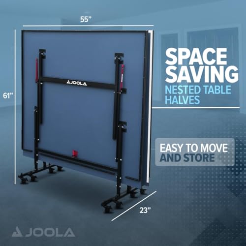 Inside 13 Professional MDF Indoor Table Tennis Table with Quick Clamp Ping Pong Net and Post Set