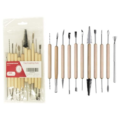 11 Pcs Pottery & Clay Sculpting Tools