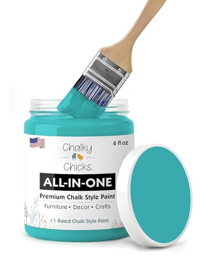 Mermaid 4 Fl Oz Chalk Paint for Furniture All in One