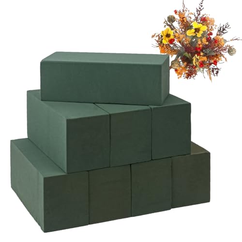 8 PCS Green Floral Foam Blocks