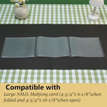 Large mahjong card cover (4 Count)