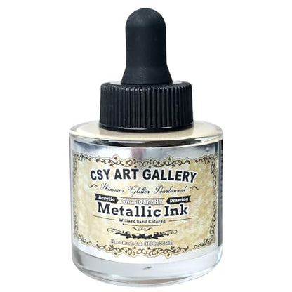 Metallic Acrylic Inks