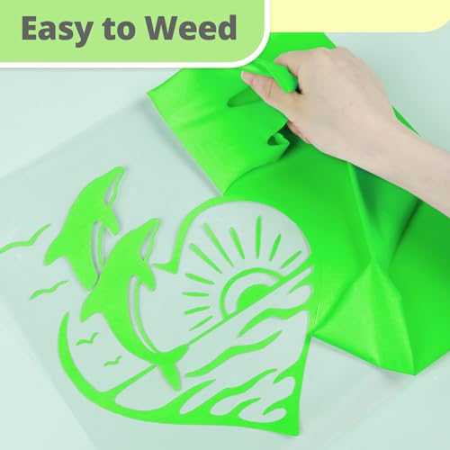 Neon Green HTV Vinyl Roll