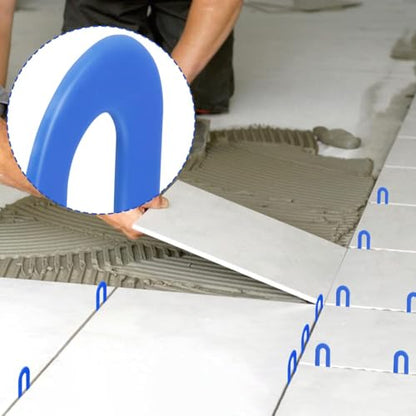 500 Pcs Horseshoe Shims U Shape Plastic Shims Tile Spacers 1