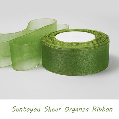 Green Ribbon for Gift Wrapping (150 Foot)