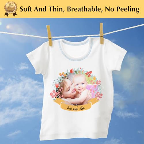Upgraded Iron on Heat Transfer Paper for T Shirts (21.28 Ounce)