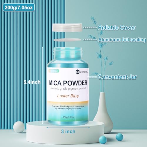 Mica Powder 7.05OZ（200g） (7.0548 Ounce)
