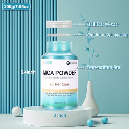 Mica Powder 7.05OZ（200g） (7.0548 Ounce)