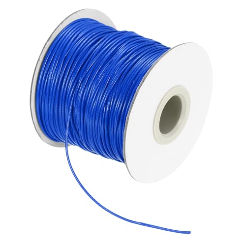 Waxed Cord 1mm Waxed Thread 87 Yard Wax String Leather Cord for Bracelet Making