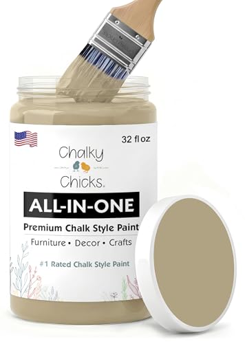 Olive Wood 32 Fl Oz Chalk Paint for Furniture All in One