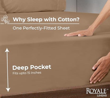 100% Organic Cotton Fitted Sheet