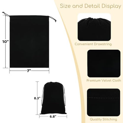 50Pcs Velvet Gift Bags (36.5086 Ounce)