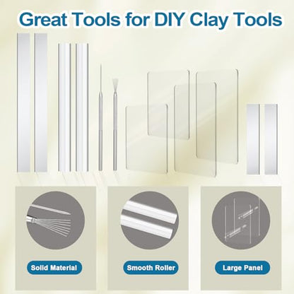 12 Pcs Polymer Clay Tools Kit