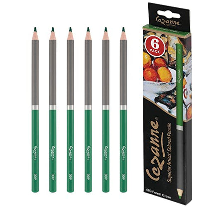 Creative Mark Premium Colored Pencils Forest Green 6 Pack (6 Count)