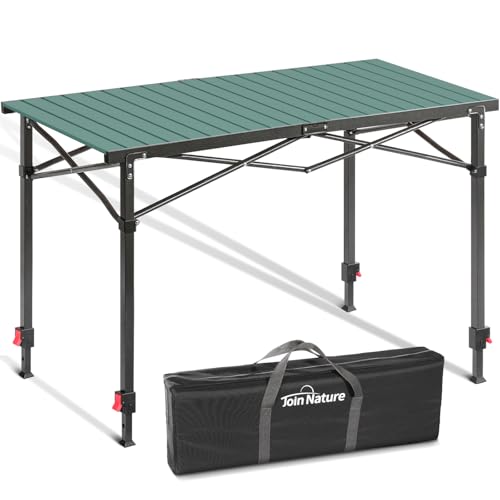 Portable Outdoor Adjustable Height Camping Table