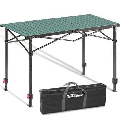 Portable Outdoor Adjustable Height Camping Table