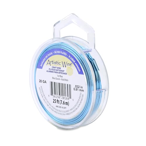 20 Gauge Silver Plated Tarnish Resistant Colored Copper Craft Wire