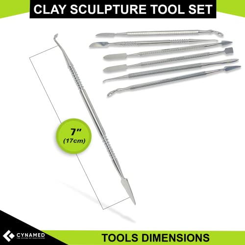 Stainless Steel Spatula Wax & Clay Sculpting Tool Carver Set