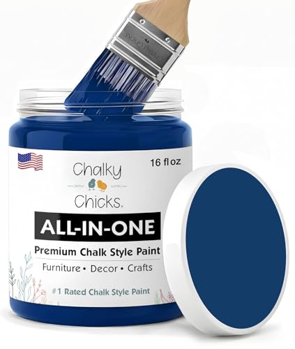 DC Blue 16 Fl Oz Chalk Paint for Furniture All in One
