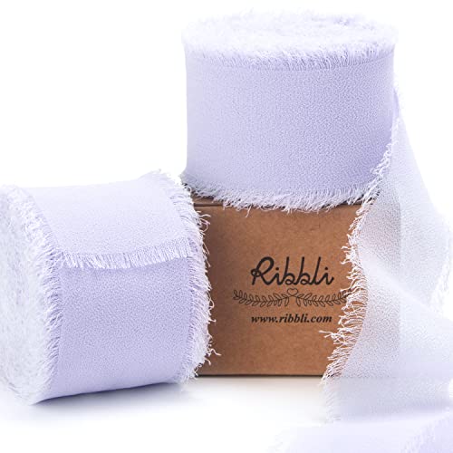 Lilac Purple Chiffon Ribbon 1 (60 Foot)