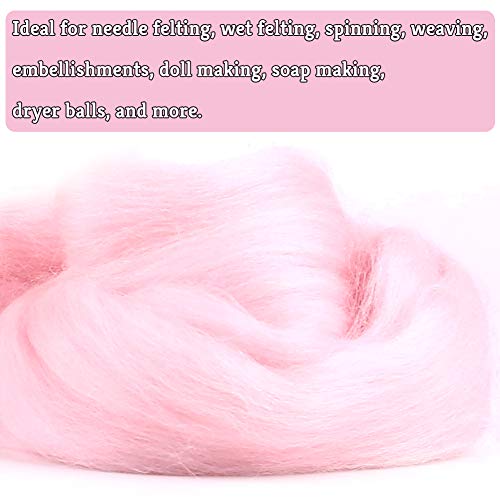 Wool Roving Bulk (8.8 Ounce)