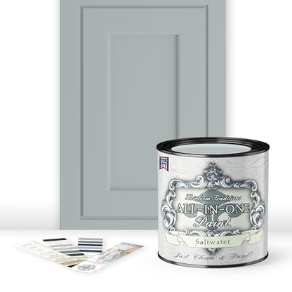 ALL-IN-ONE Paint by Heirloom Traditions, Saltwater, Quart (32 Fl Oz)