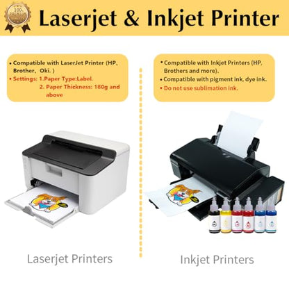 Tru Heat Transfer Paper for Inkjet & LaserJet Printer (35 Ounce)