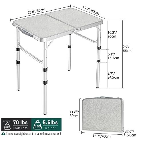 Small Folding Table 2 Feet