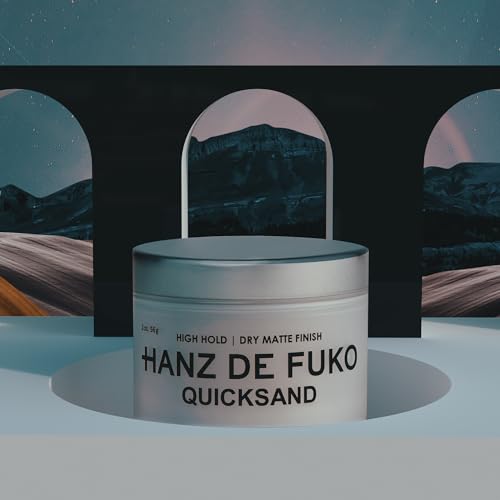 Quicksand Premium Men’s Hair Styling Wax & Dry Shampoo for a High Hold (2 Ounce)