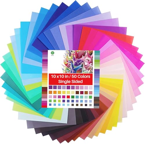 Origami Paper Square Single Sided for Arts and Crafts Projects