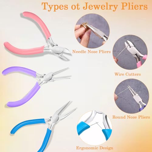 3 Pack Jewelry Pliers Set (3 Count)