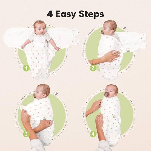 Newborn Swaddles with Zippers (3 Count)