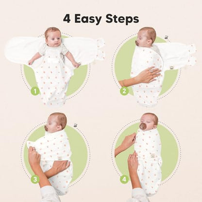 Newborn Swaddles with Zippers (3 Count)