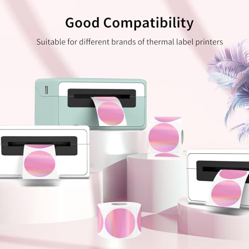 Holographic Thermal Labels Stickers 1.5 inch
