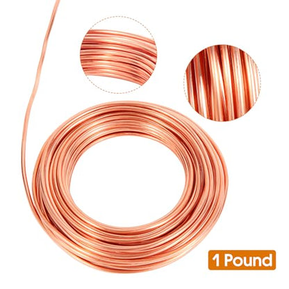 10 Gauge 2.6 mm 10 Feet 5 oz 99.9% Dead Soft Copper Wire for Electroculture Gardening (10 Foot)