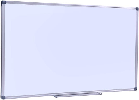 Premium 72"x 48" Multipurpose Magnetic Dry Erase Board with Aluminum Frame | Versatile Wall-Mounted Whiteboard with Pen Tray for Enhanced Office and Classroom Presentations