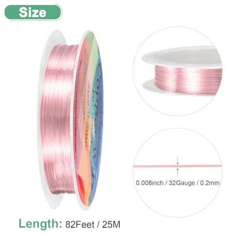 0.2 mm 32 Gauge Copper Wire for Jewelry Making