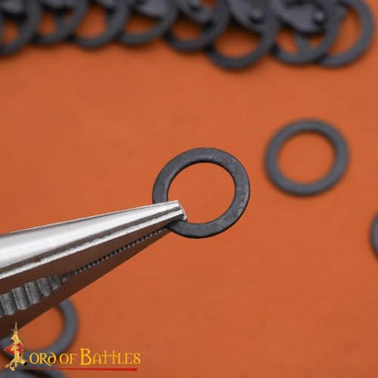200G 1Kg Chainmail Loose Rings for Armor Crafting Perfect for DIY Chainmail Projects & Armor Repairs