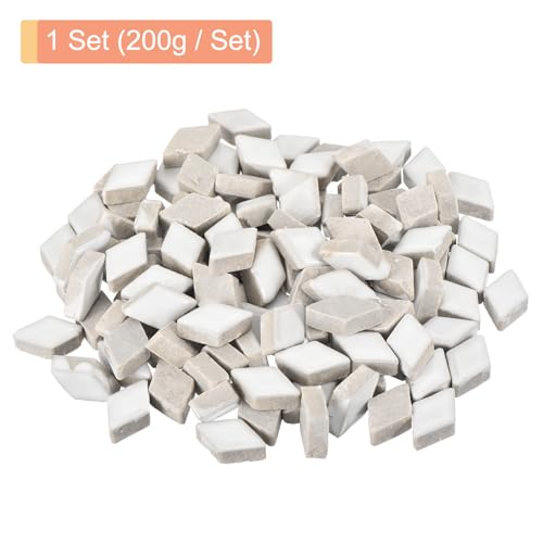 200g Ceramic Mosaic Tiles for Crafts Bulk