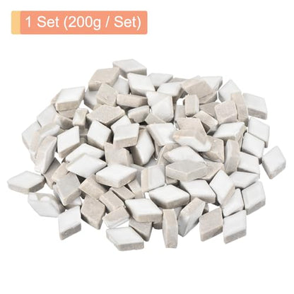 200g Ceramic Mosaic Tiles for Crafts Bulk