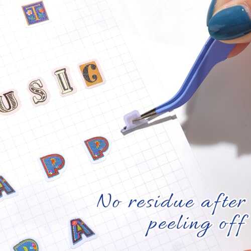 2600+ Pcs Retro Alphabet Sticker Book