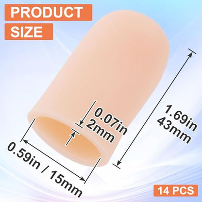 14pcs Gel Finger Cots (14 Count)