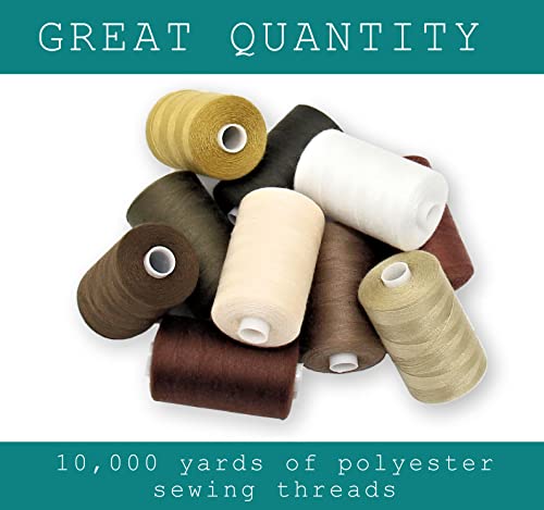 Sewing Thread in Brown Color Tones (30000 Foot)