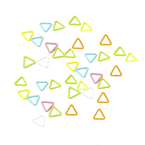 30PCS Mini Metal Stitch Markers Triangle (30 Count)