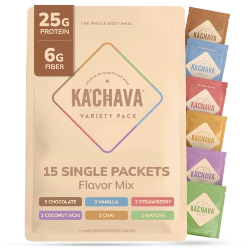 Ka’Chava Whole Body Meal Shake 6 Flavor Pack (13.14 Ounce)