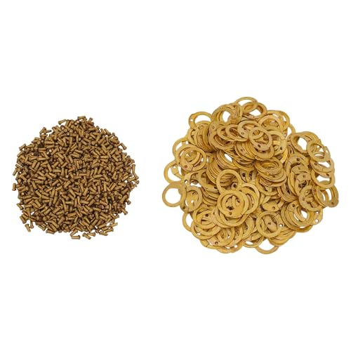 200G 1Kg Chainmail Loose Rings for Armor Crafting Perfect for DIY Projects & Armour Repairs (1600 Count)