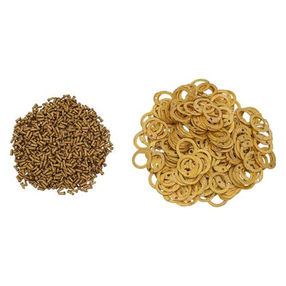 200G 1Kg Chainmail Loose Rings for Armor Crafting Perfect for DIY Projects & Armour Repairs (1600 Count)